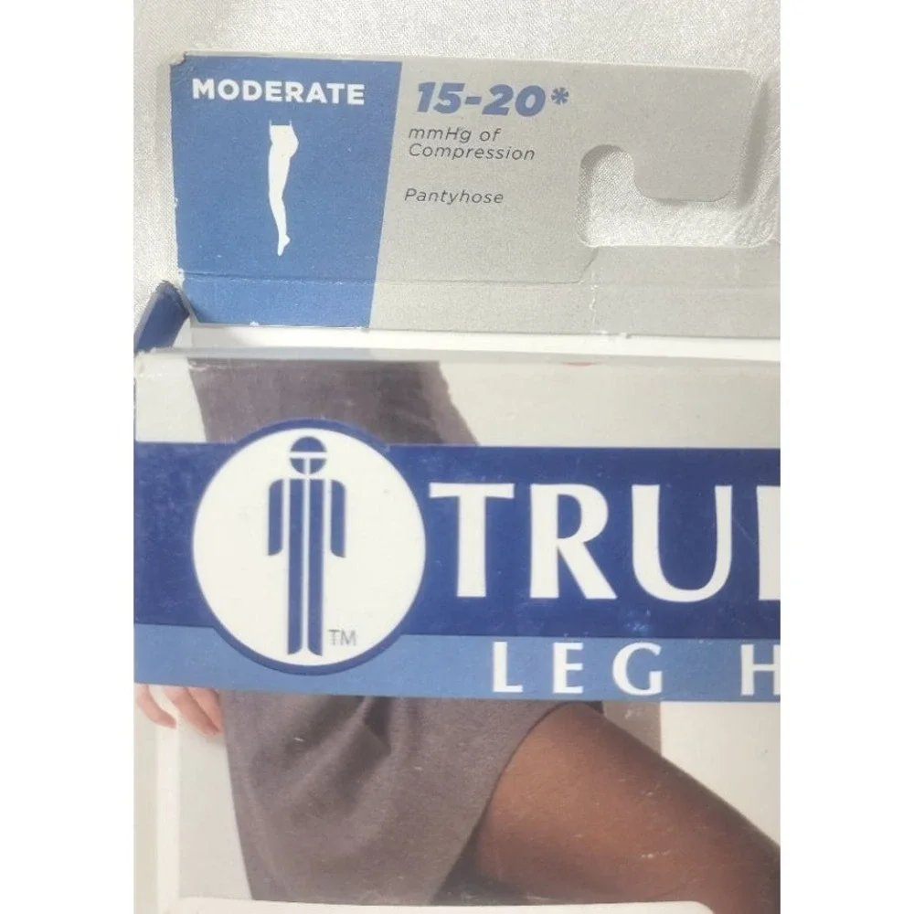 Truform Beige Compression Pantyhose Moderage 15-20mmHg #1775 - Size Queen PL